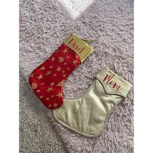 Custom Personalized Christmas Stockings-YOUR Color Choice
